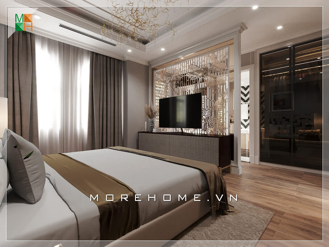 Mẫu thiết kế nội thất phòng ngủ chung cư, nhà phố, biệt thự cao cấp và sang trọng. Thiết kế phòng ngủ biệt thự